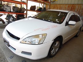 2007 Honda Accord SE White Sedan 2.4L AT #A24920